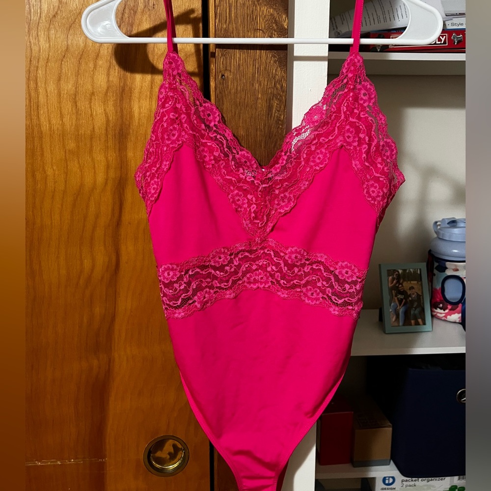 Pink bodysuit